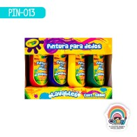 4 PINTURAS PARA DEDOS CRAYOLA