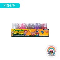PINTURAS TEMPERA 25 ML 10 PZAS/COL. SURT CRAYOLA