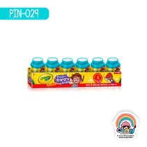 6 PINTURAS TEMPERA CRAYOLA 59ML AZUL CIELO