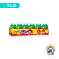 6 PINTURAS TEMPERA CRAYOLA 59ML VERDE