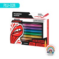 8 PLUMONES GLITTER ALTERNATIVE CRAYOLA