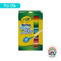50 PLUMONES DELGADOS LAVABLES CRAYOLA