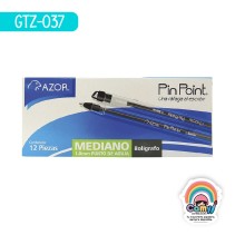 BOLIGRAFO AZOR PIN POINT MEDIANO 6830NE NEGRO
