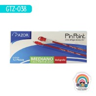 BOLIGRAFO AZOR PIN POINT MEDIANO 6830RO ROJO