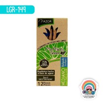 BOL. ECOLOGICO PIN POINT GREEN MEDIANO NEGRO C/12