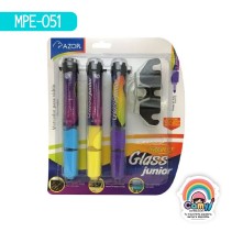 MARC. PARA VIDRIO AQUARELO GLASS JR C/3 AMA/VIO/AZ
