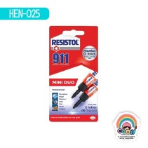 PEGAMENTO RESISTOL 911 C/2 TUBOS DE 1G C/U
