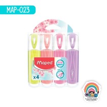 MARCADOR CLASSIC PASTEL X4 FUNDA AMAR