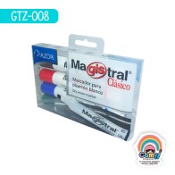 MARCADOR PARA PIZARRON MAGISTRAL (PLASTICO) C/4 83