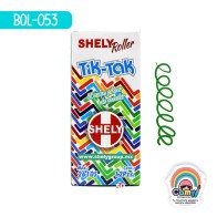 BOL SHELY TIK-TAK ROLLER RETRACTIL VERDE C/12