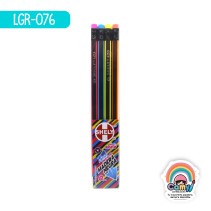 LPZ DE ESCRT MED No. 2 HB SHELY NEON MADERA NEGRA C/8