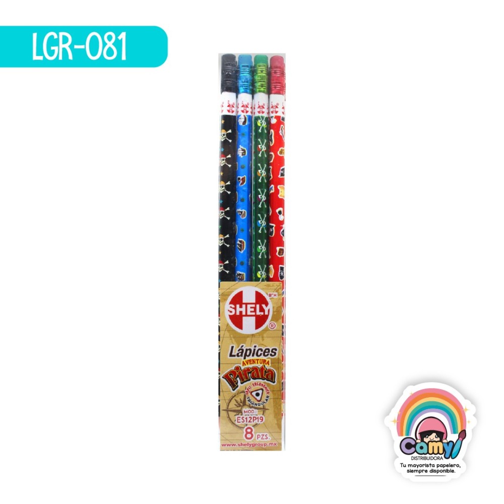 LPZ DE ESCRT MED No. 2 HB SHELY AVENTURA PIRATA C/8
