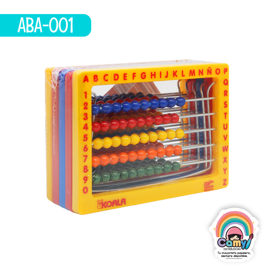 ABA-001 ABACO DE PLASTICO CHICO C/5 ABACO KOALA