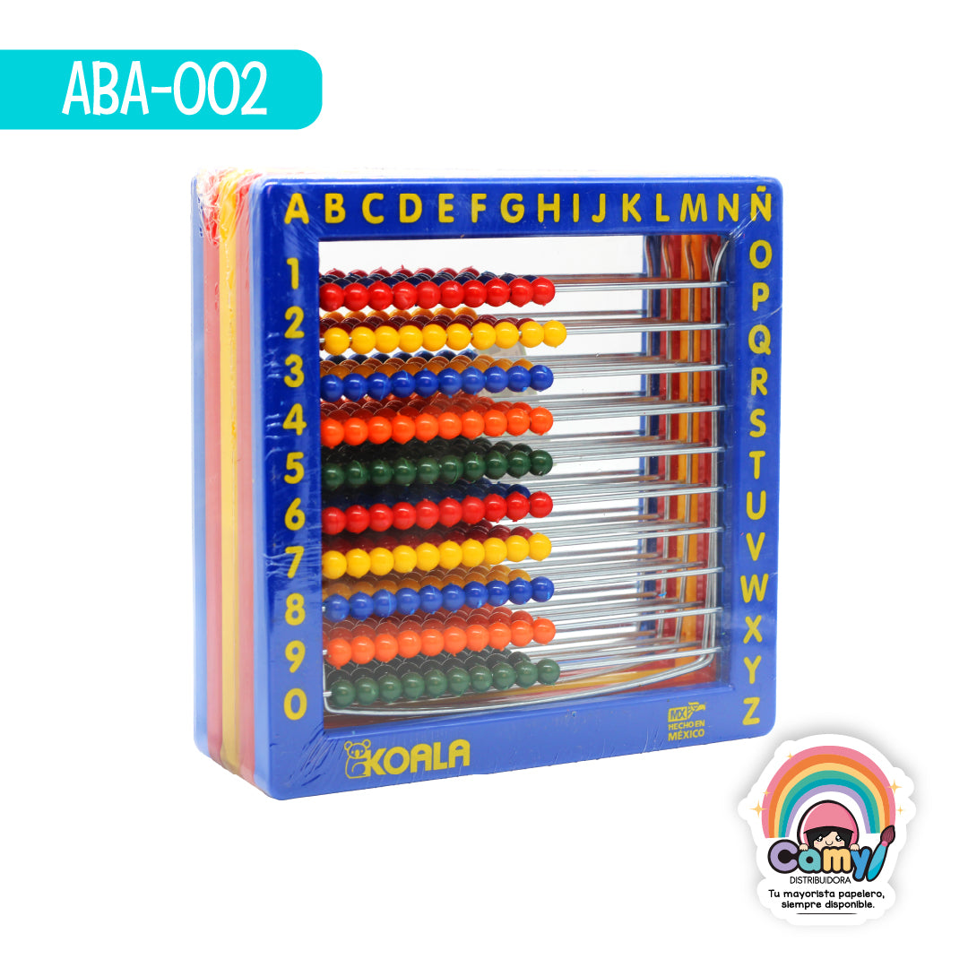 ABA-002 ABACO DE PLASTICO GRANDE C/5 ABACO KOALA
