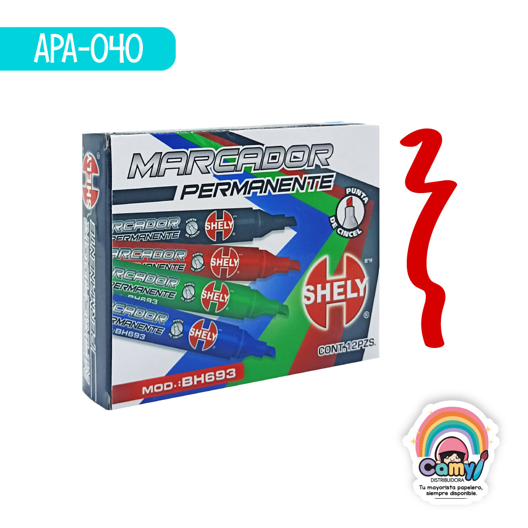 APA-040 MARC PERM SHELY BH693 ROJO C/12