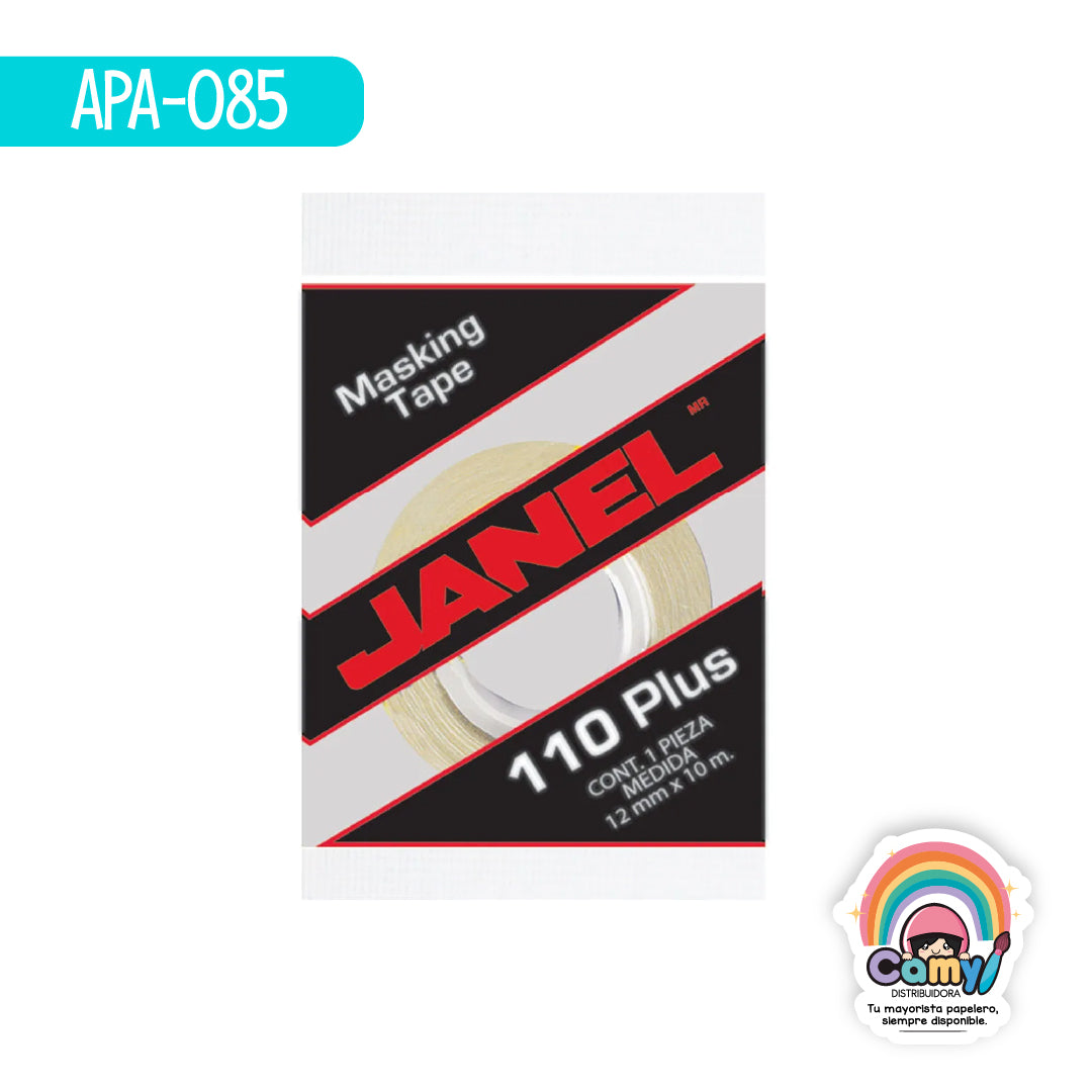 APA-085 MASKING TAPE JANEL DE 12X10MTS