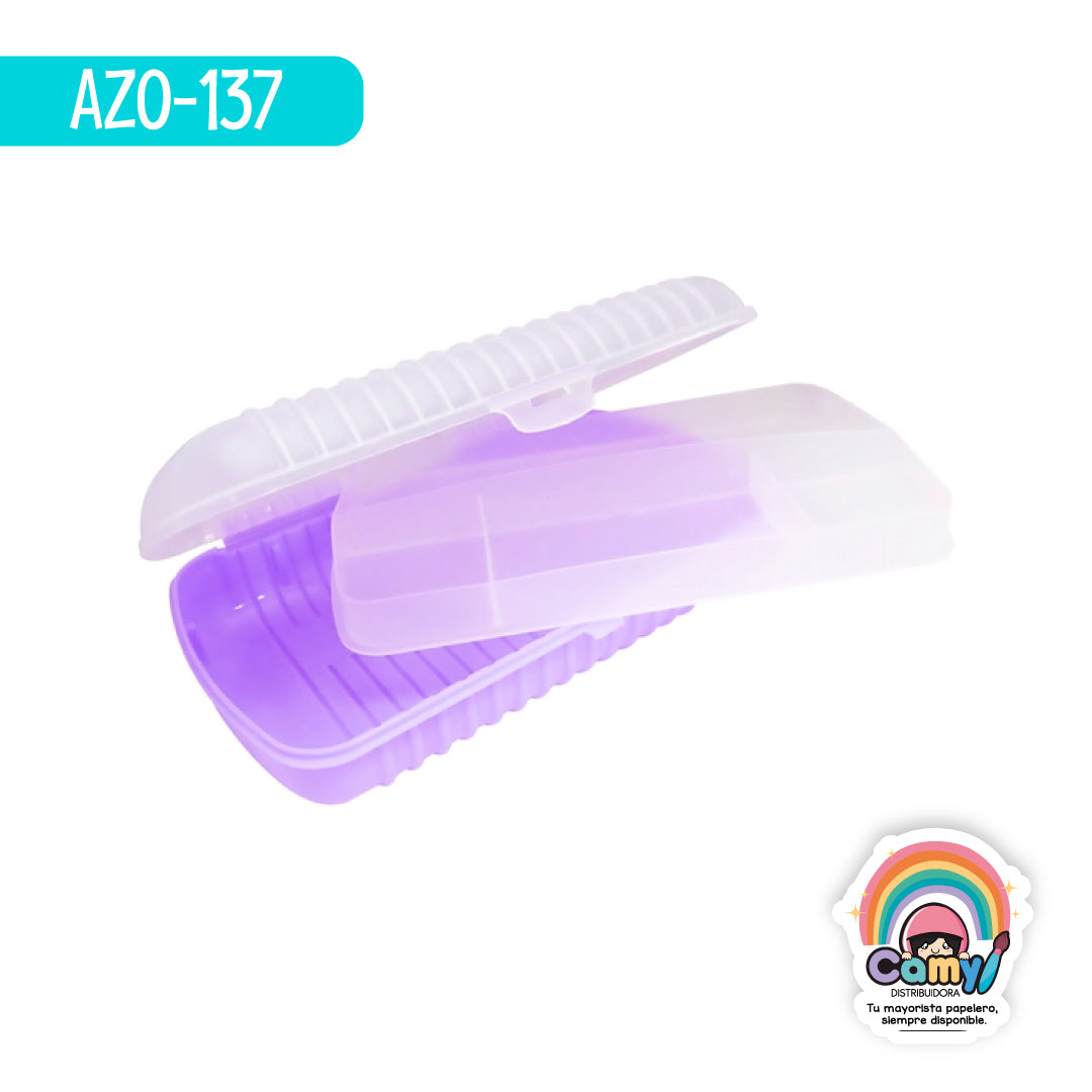 AZO-137 LAPICERA SABLON ECO CON SEPARADOR COL SURT C/1PZ AZOR
