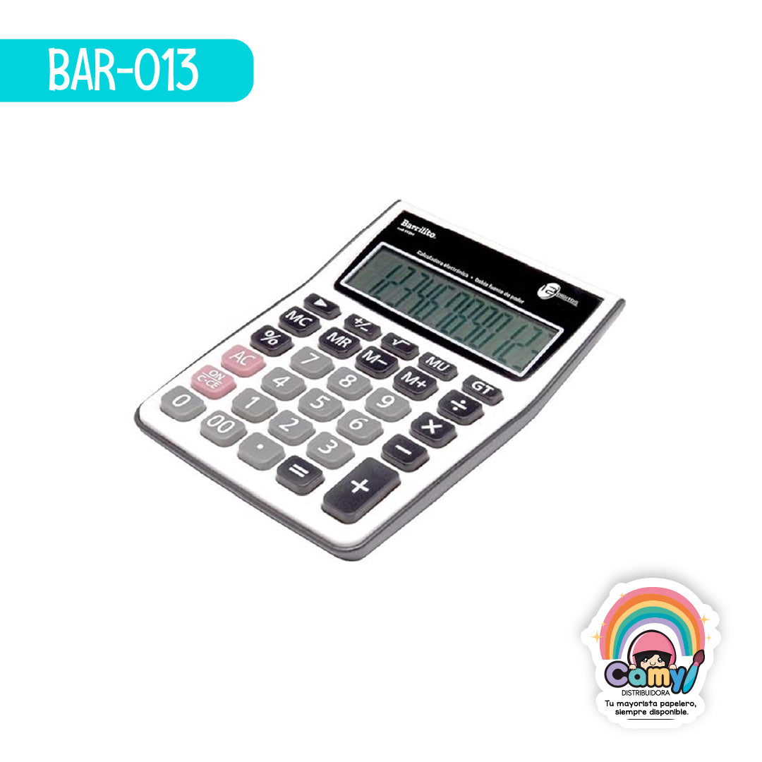 BAR-013 CALCULADORA BARRILITO DE ESCRITORIO 12 DIG DT394