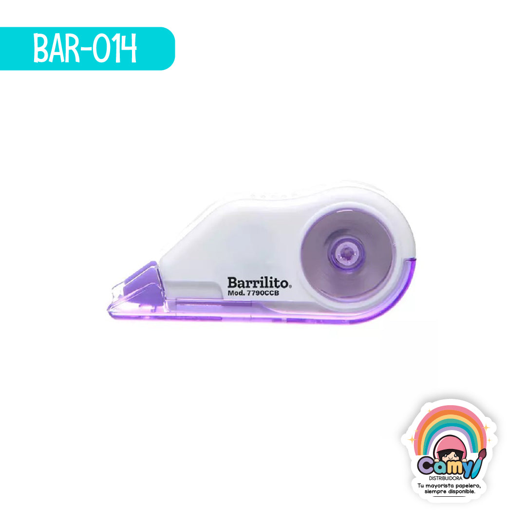 BAR-014 CINTA BARRILITO CORRECTORA 6 M X 5 MM 7790CCB