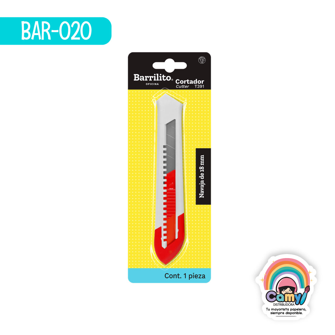 BAR-020 CORTADOR BARRILITO GRANDE 18 MM T391