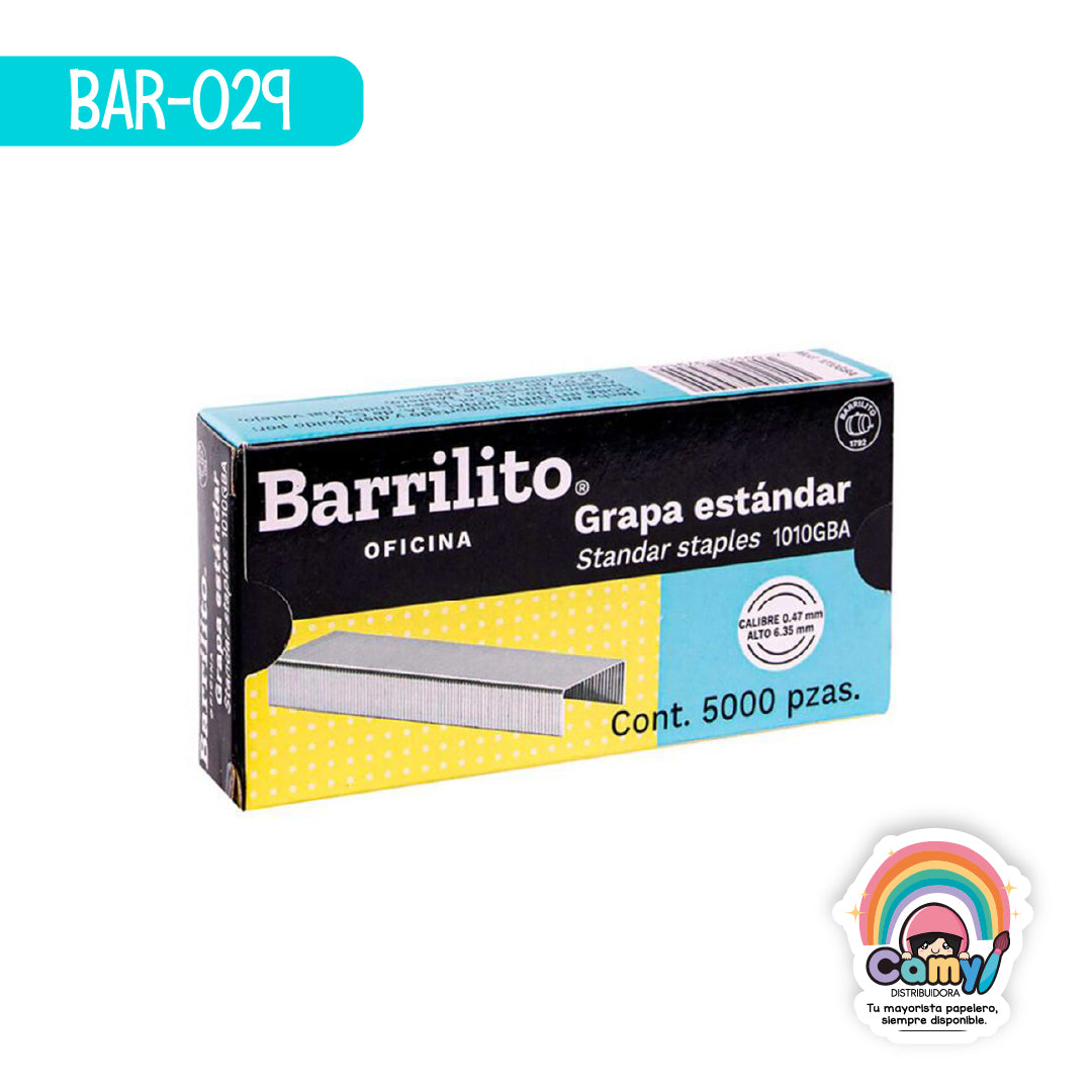 BAR-029 GRAPA BARRILITO ESTÁNDAR CAJA C/5000 1010GBA