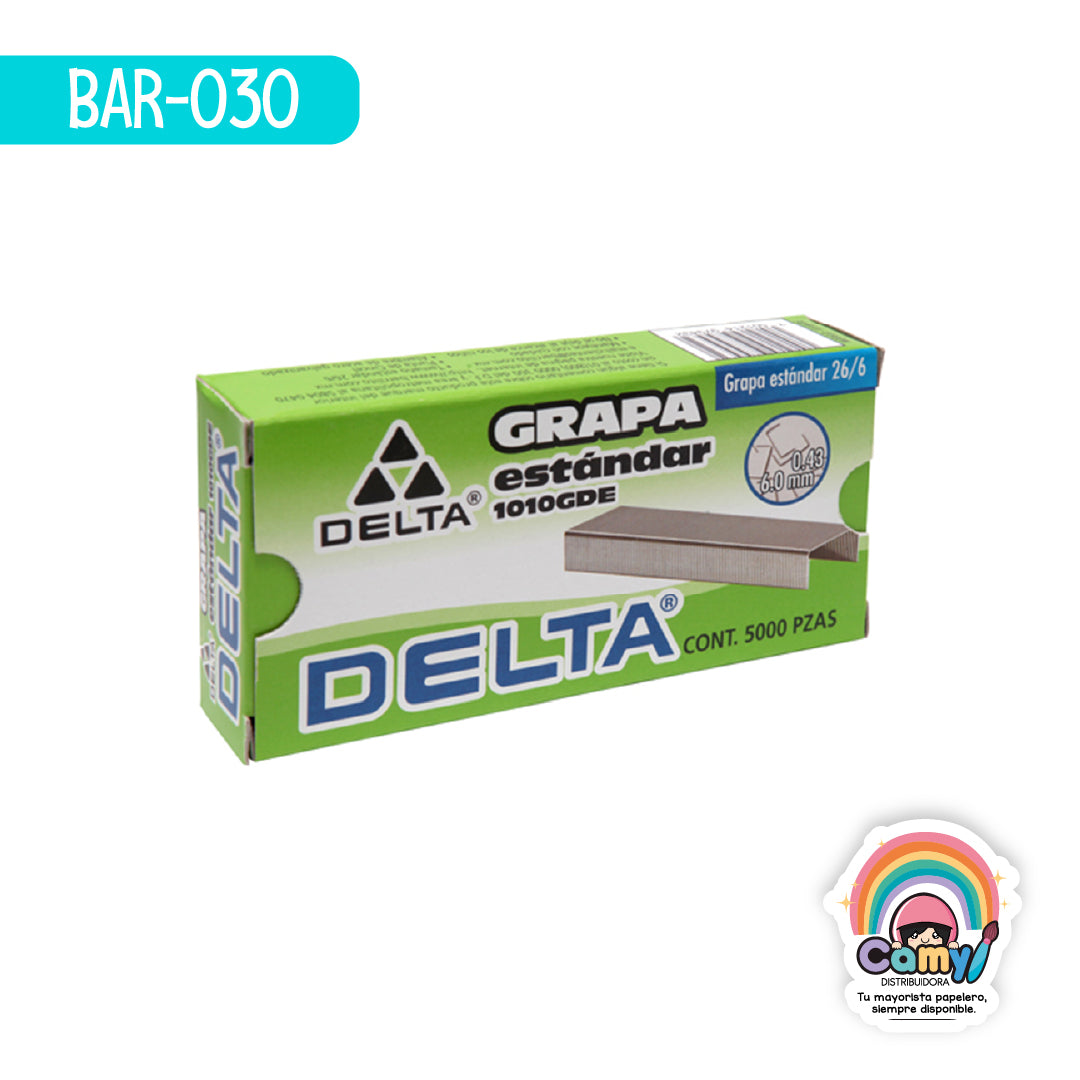 BAR-030 GRAPA BARRILITO ESTÁNDAR CAJA C/5000 DELTA 1010GDE