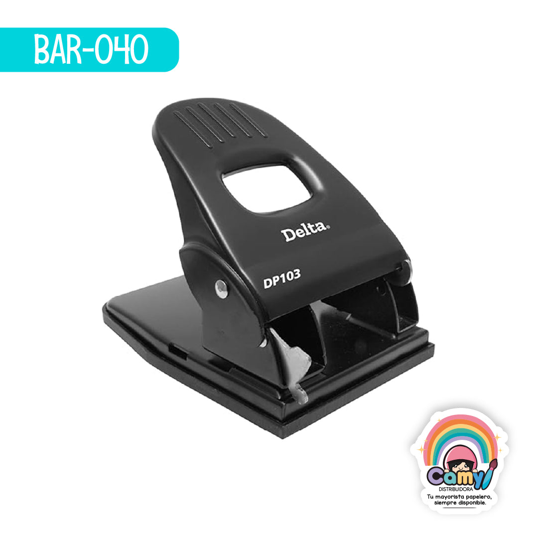 BAR-040 PERFORADORA DE DOS ORIFICIOS DELTA DP103 BARRILITO
