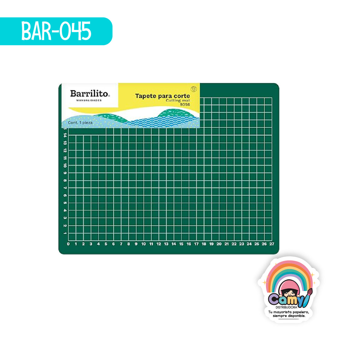 BAR-045 TAPETE PARA CORTE BARRILITO 30X22X0.3CM 9356