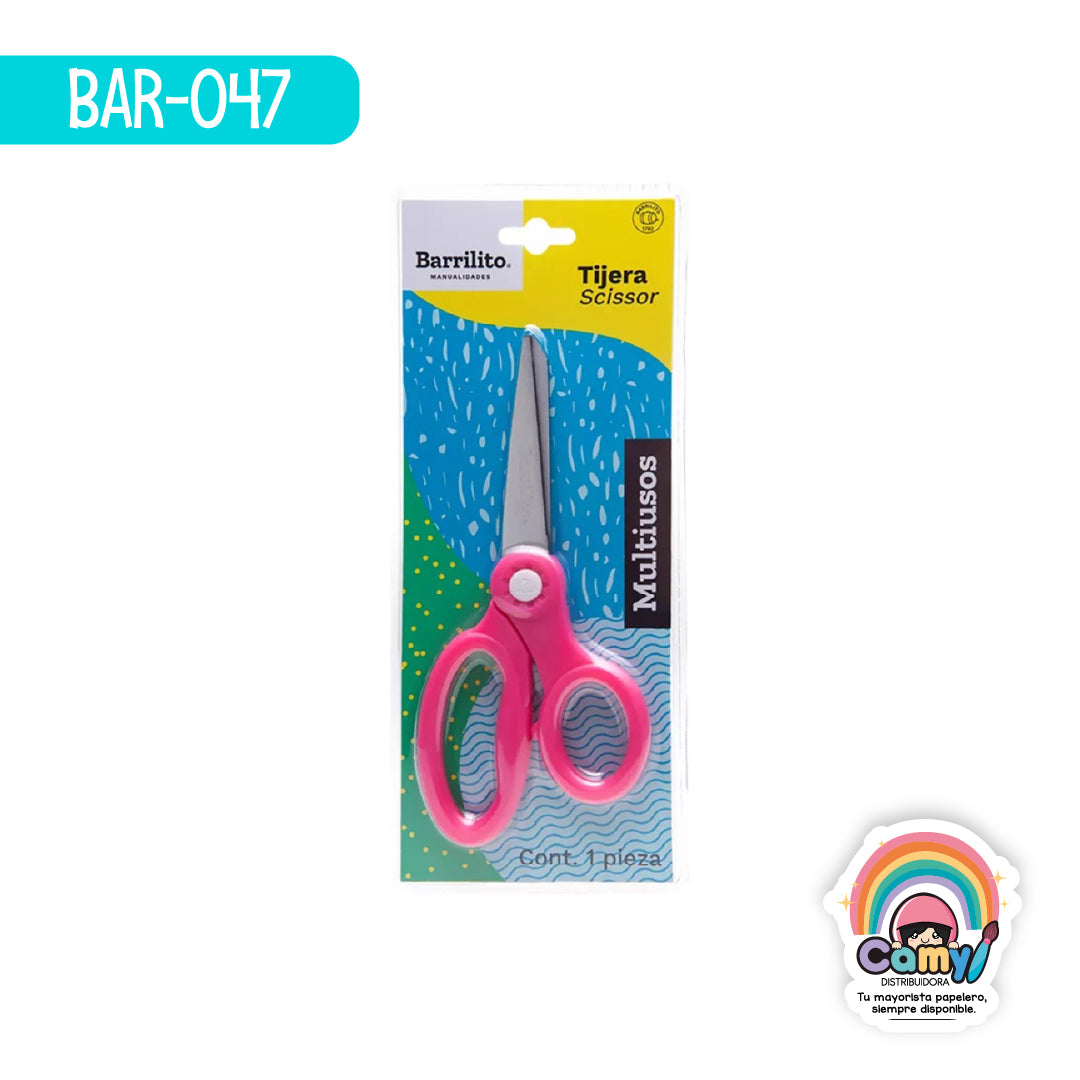 BAR-047 TIJERA BARRILITO COST/OFICINA15.24CM(6PULG) T6X
