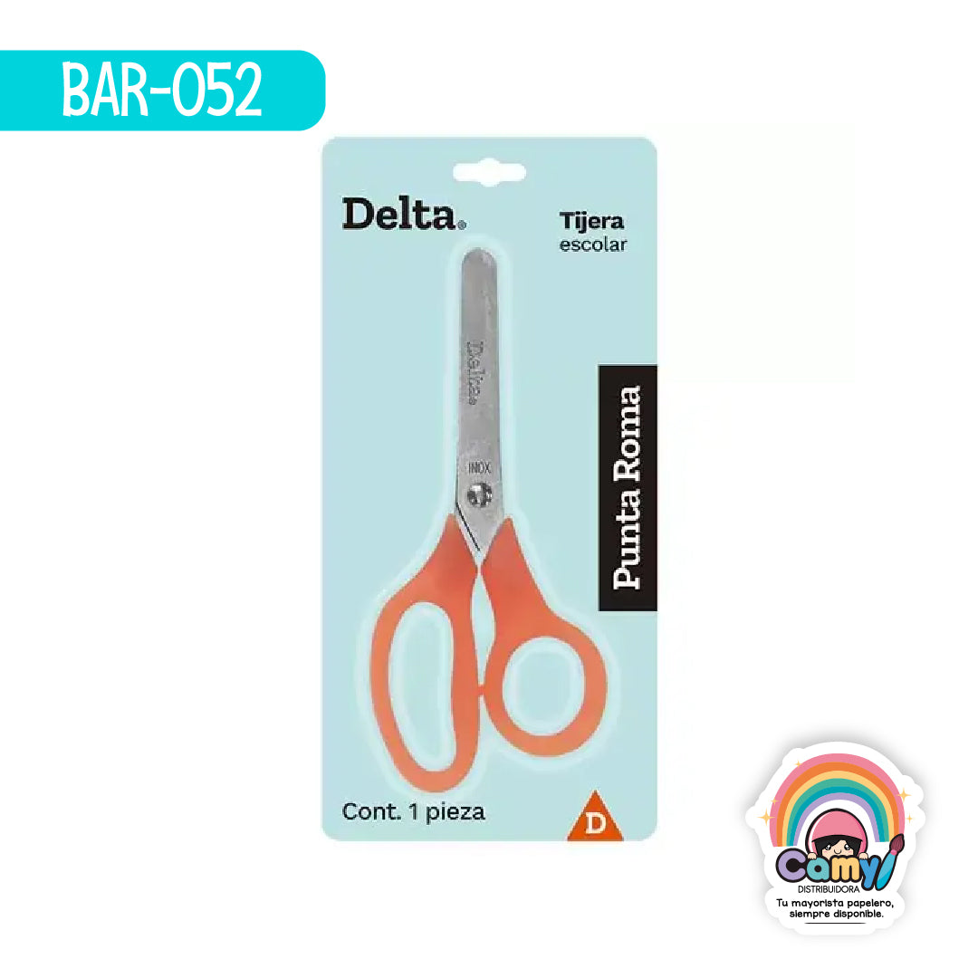 BAR-052 TIJERA DELTA ESCOLAR DELTA EN BLÍSTER D20 ACCO