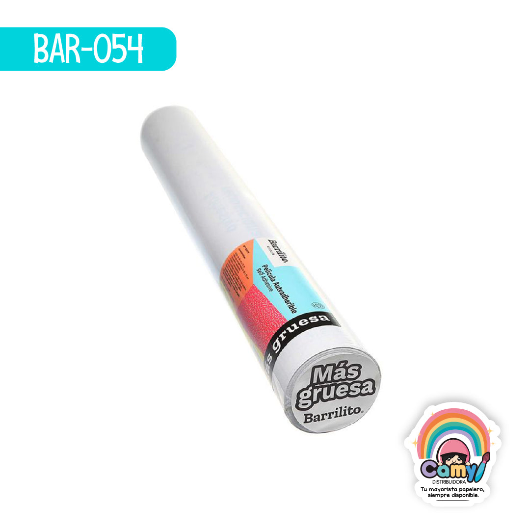 BAR-054 ROLLO DE PAPEL CONTACT BARRILITO ADHERIBLE DE 45CM
