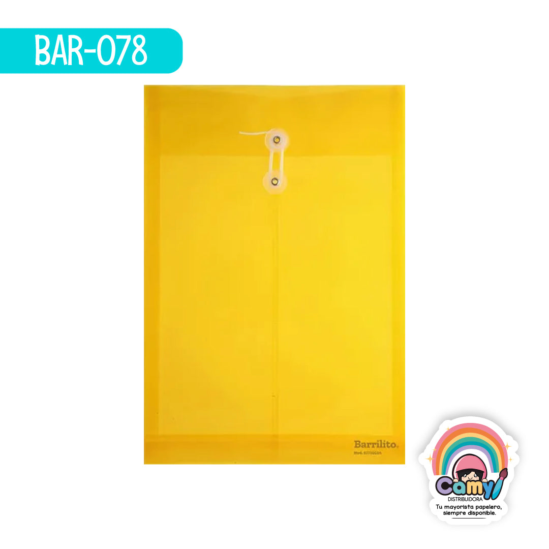 BAR-078 SOBRE PLASTICO C/HIL T.OFICIO VERT 1881 0 ACCO
