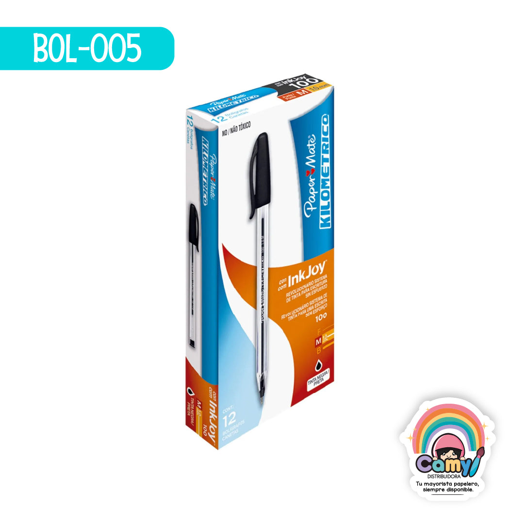 BOL-005 BOL KILOMETRICO 100 CJ12 NEGR NEWEL