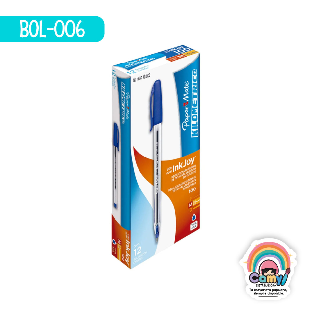 BOL-006 BOL KILOMETRICO 100 CJ12 AZUL NEWEL