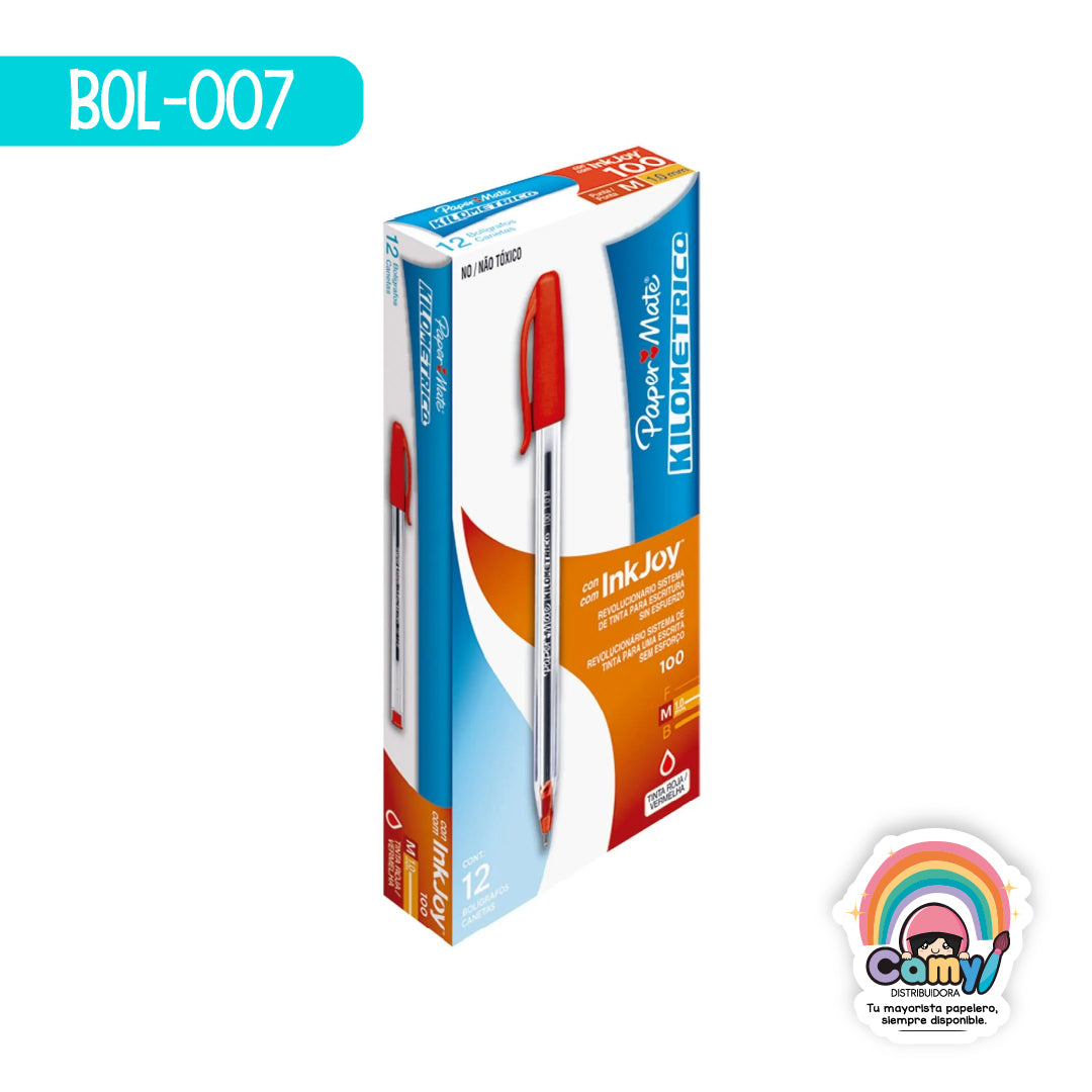 BOL-007 BOL KILOMETRICO 100 CJ12 ROJO NEWEL