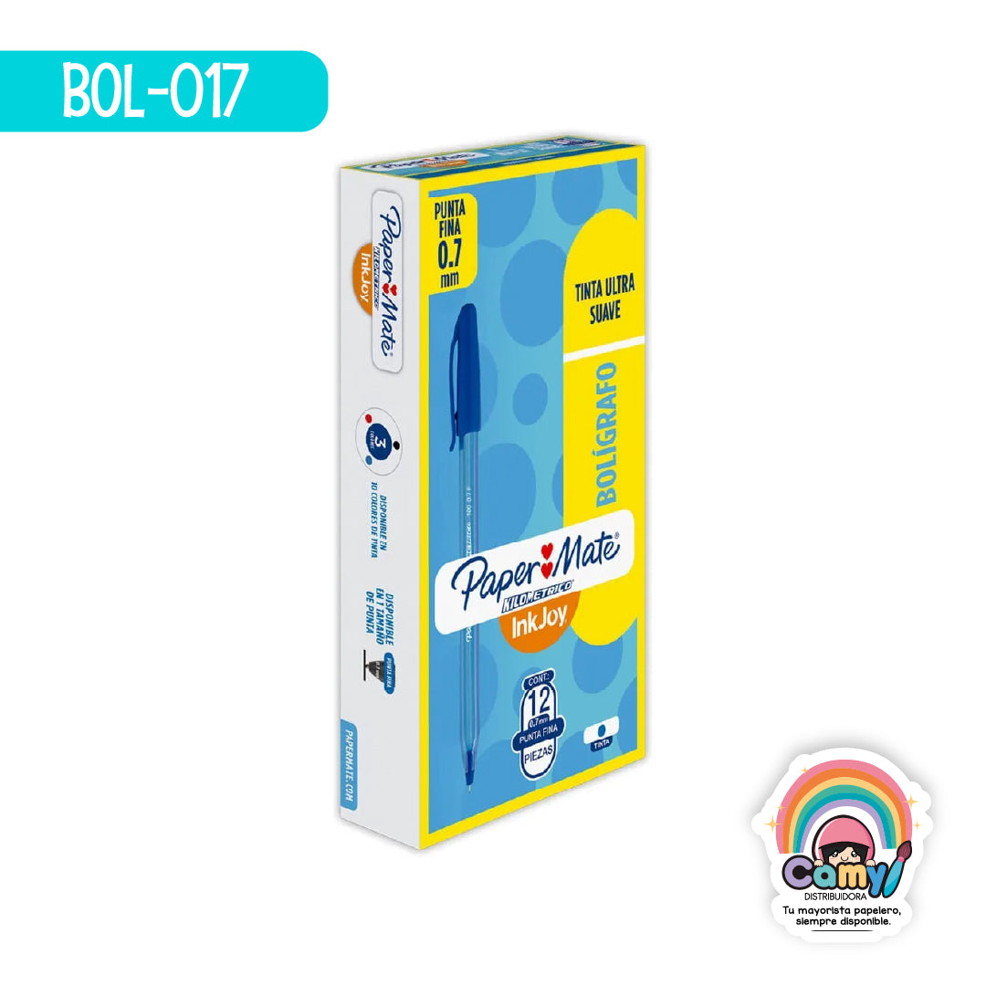 BOL-017 PM KILOMETRICO FINE O/S AZUL X 12