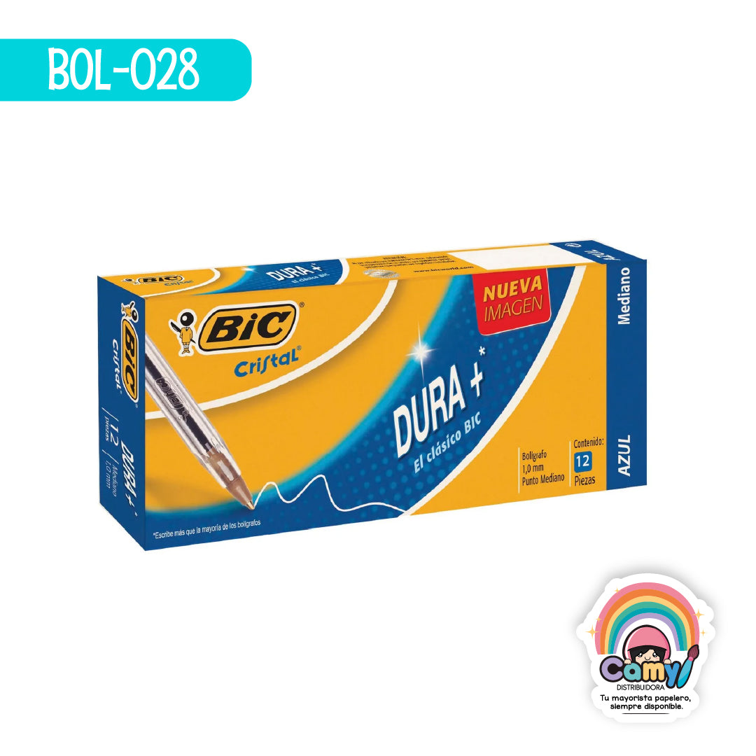 BOL-028 BOL BIC MEDIANO CJ12 AZUL