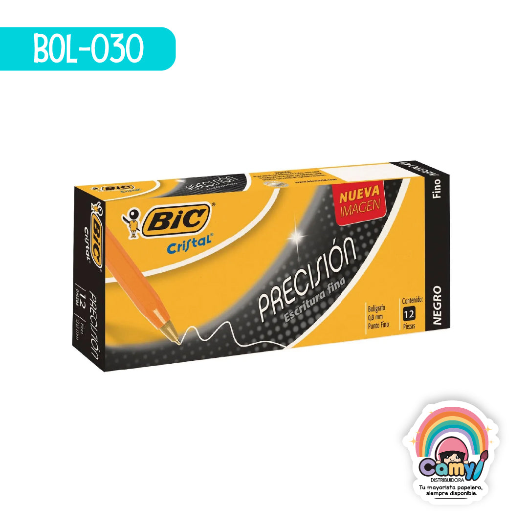 BOL-030 BOL BIC FINO CJ12 NEGRO