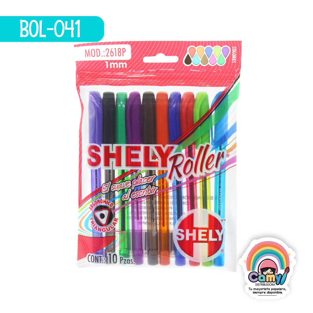 BOL-041 BOL SHELY ROLLER BOLSA C/10