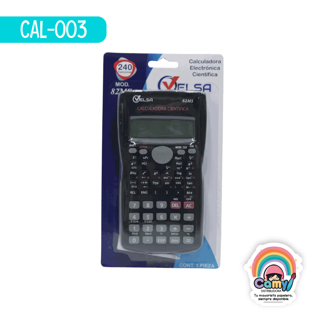 CAL-003 CALCULADORA CIENTIFICA MOD 82MS VELSA