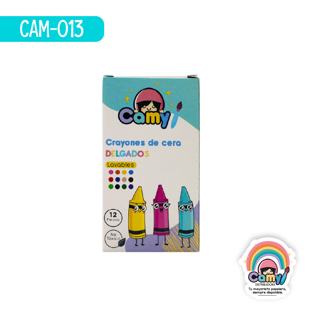 CAM-013 CRAYON CAMY DELGADO C/12