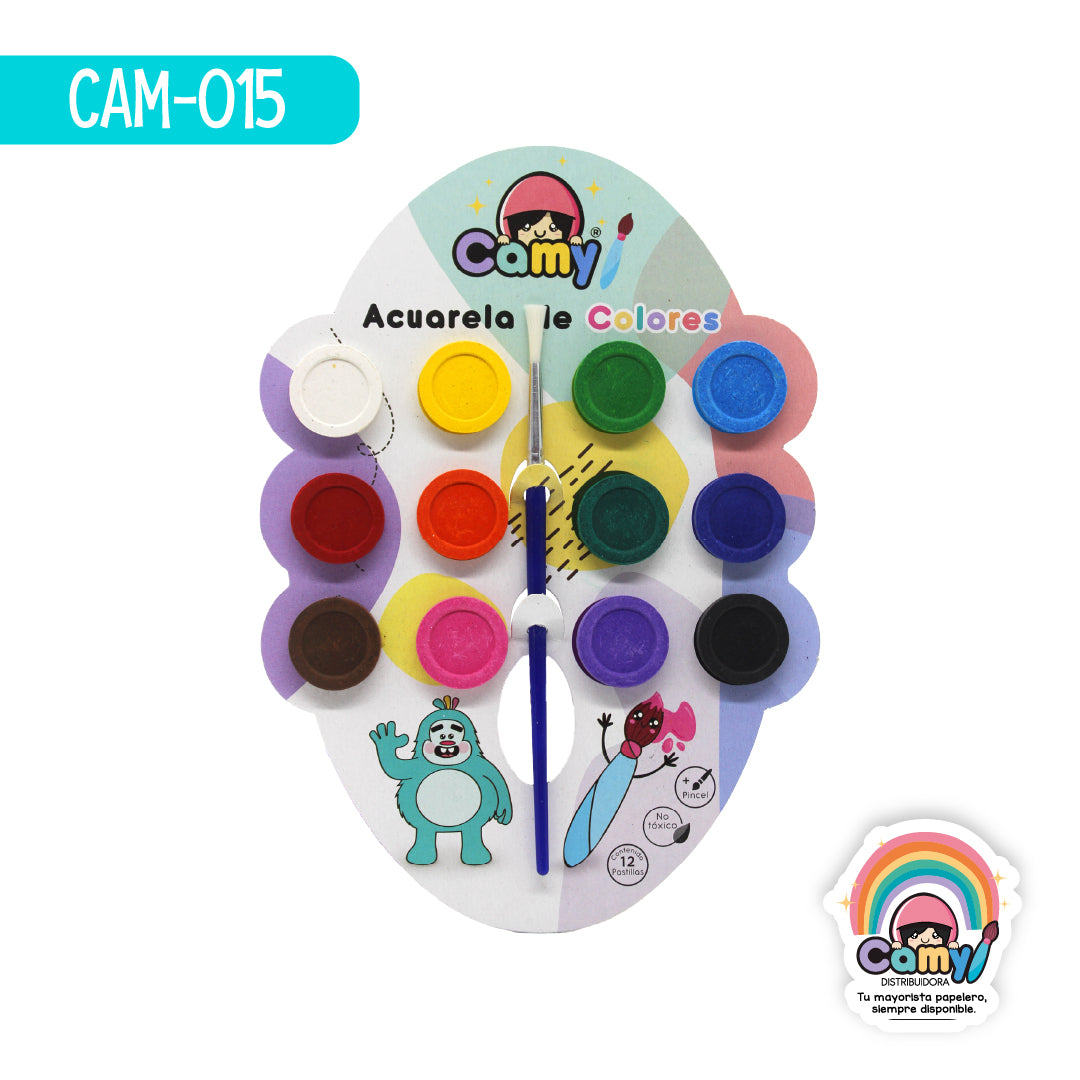 CAM-015 ACUARELA CAMY C/12