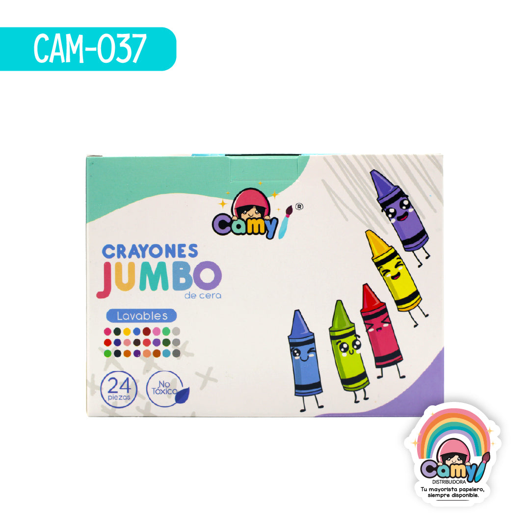 CAM-037 CRAYON CAMY JUMBO C/24