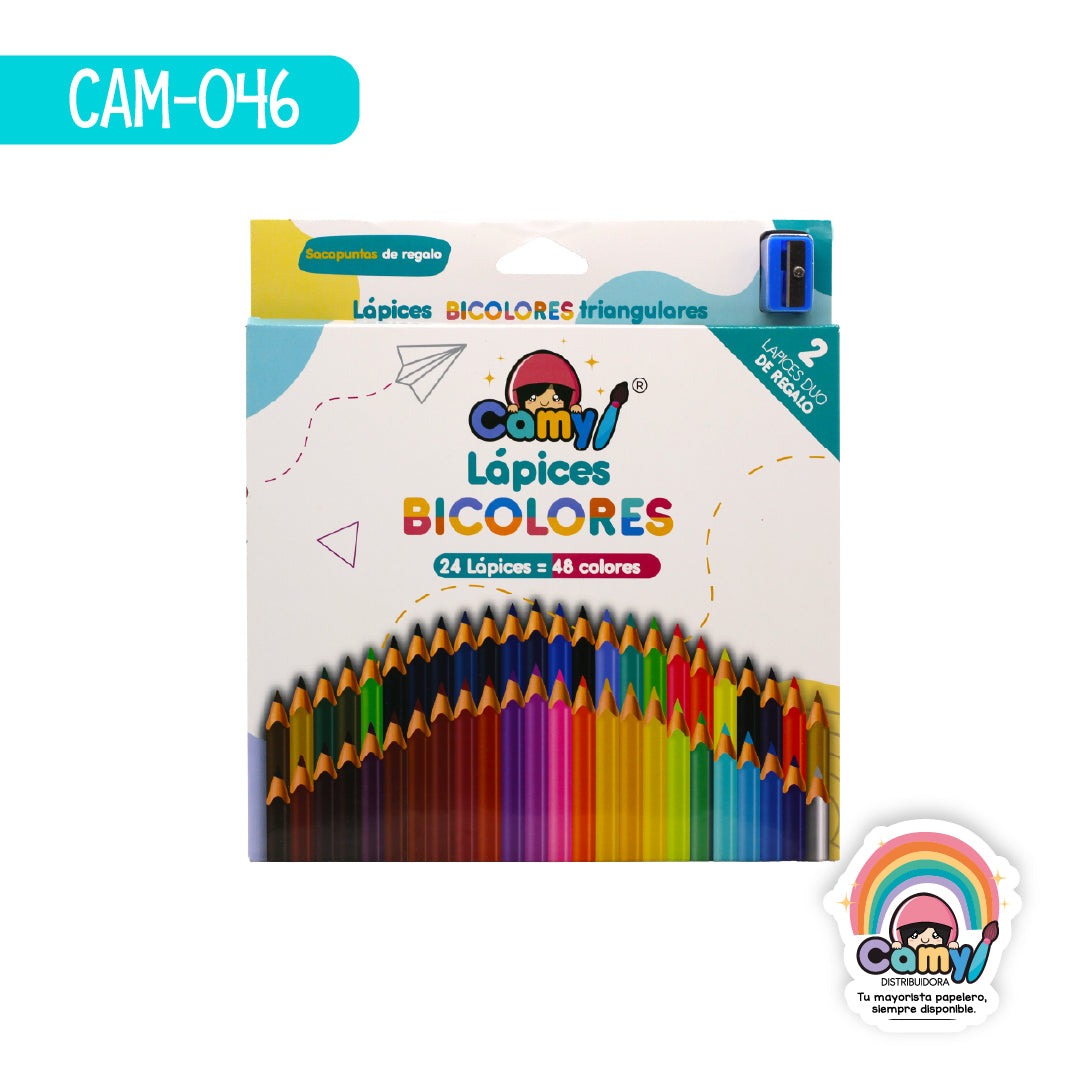 CAM-046 LPZ COLORES CAMY 24=48 LARGOS