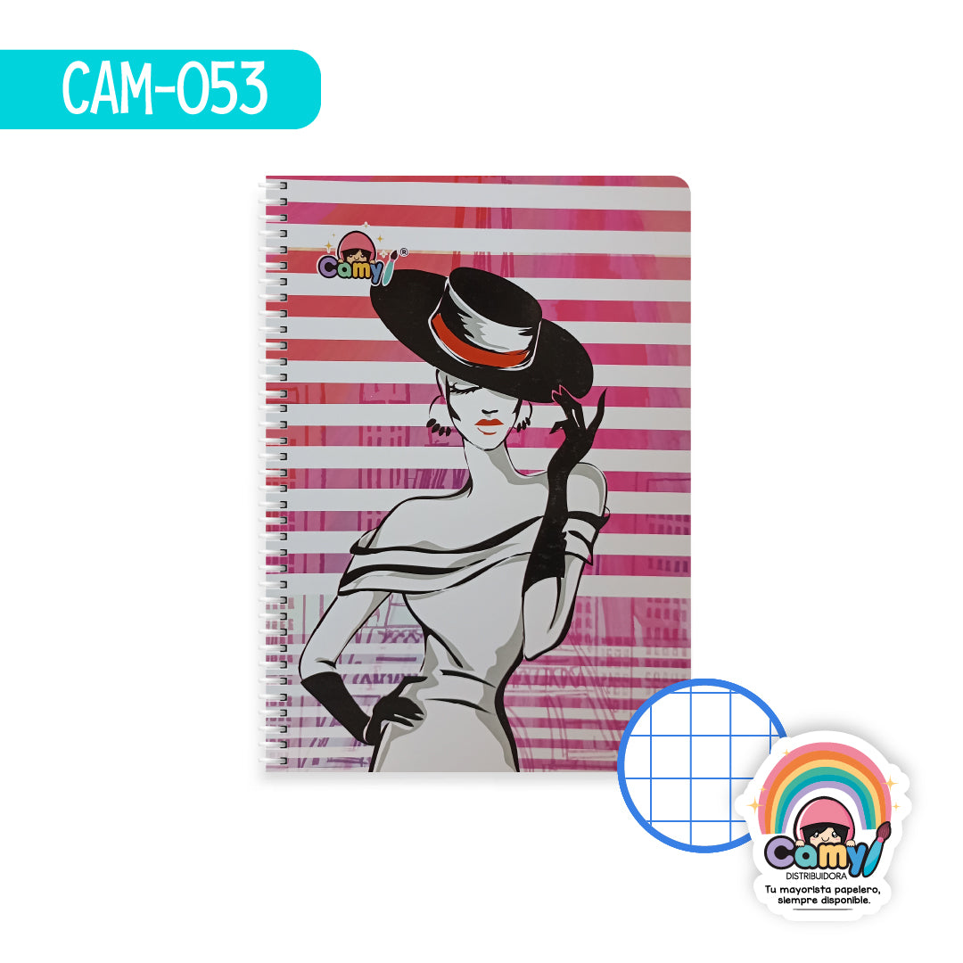 CAM-053 CUADERNO ESPIRAL-PROF-100H-CAMY-C 7MM