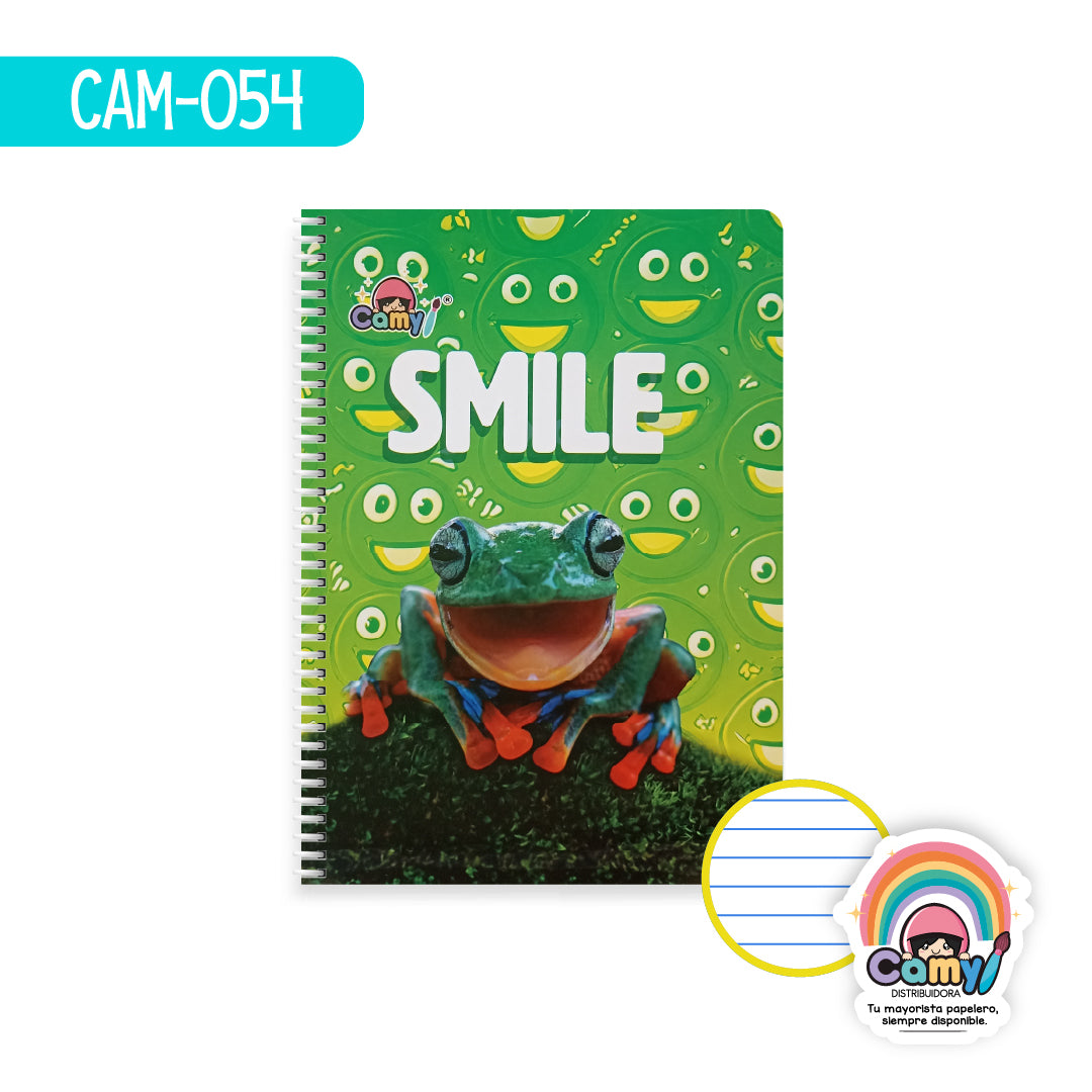 CAM-054 CUADERNO ESPIRAL-PROF-100H-CAMY-C RAYAS