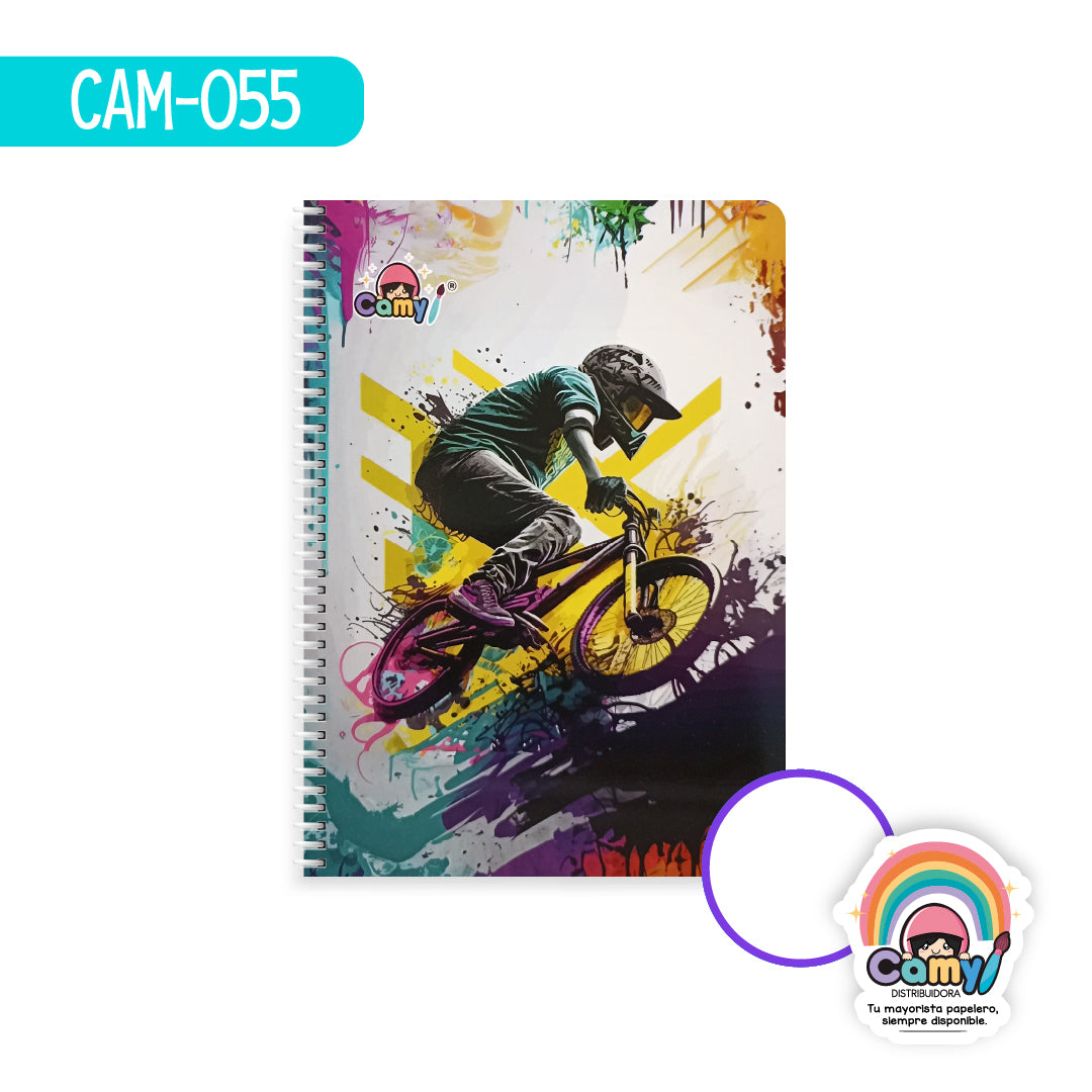 CAM-055 CUADERNO ESPIRAL-PROF-100H-CAMY-C BLANCO