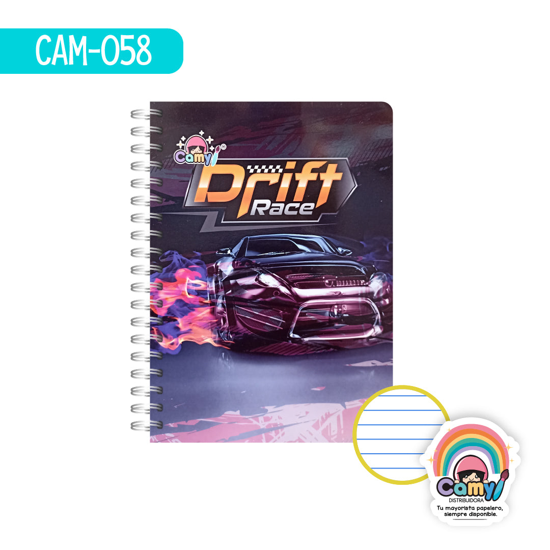 CAM-058 CUADERNO DOBLE ARILLO-PROF-100H-CAMY-C RAYAS
