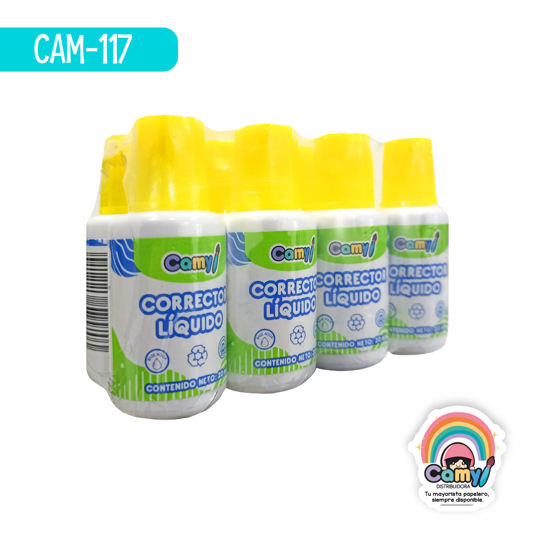 CAM-117 CORRECTOR LIQ  BASE AGUA CAMY 20ML C/8