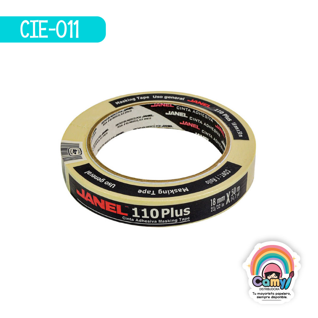 CIE-011 MASKING TAPE JANEL DE 18X50MTS